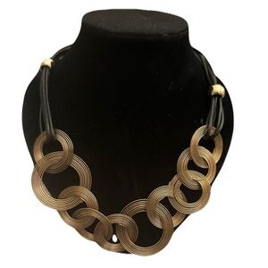 Modern Leather Necklace